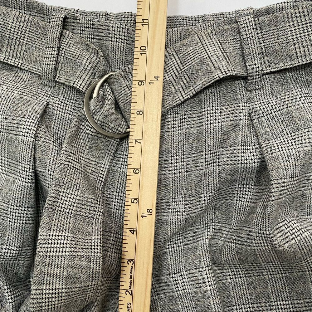 A New Day Plaid High Rise Belted Ankle Pants 6 - Picture 4 of 7